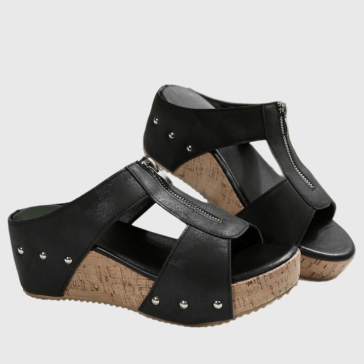 Jazlyn Orthopedic Comfort Sandals – Adjustable Strap Plantar Fasciitis Shoes