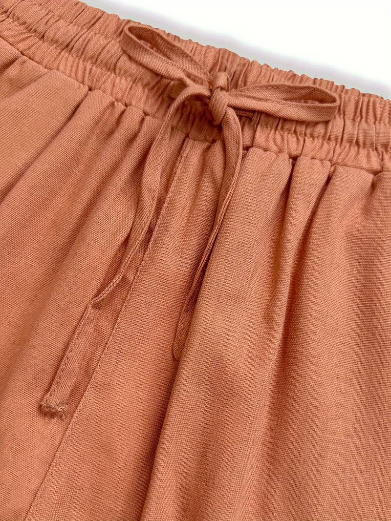 Cherry| Relaxed Drawstring Pants