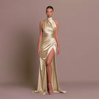 Wedding Guest Dress with Slit-HighTouch