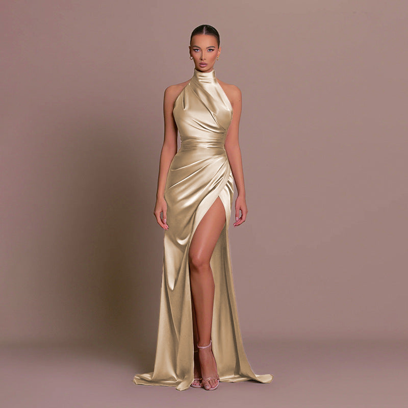 Wedding Guest Dress with Slit-HighTouch