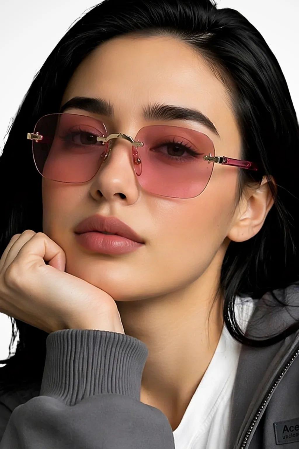 Adra Sunglasses Rimless Gold Elite