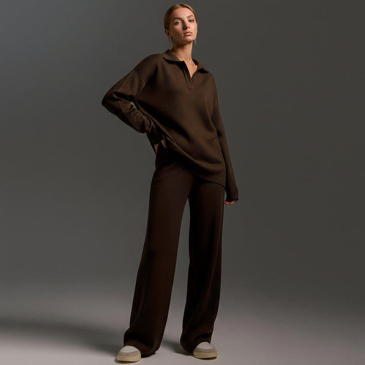 Women's Knitted Two-Piece Set-HighTouch