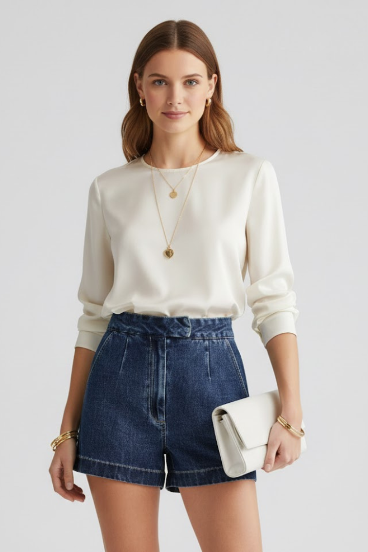 Danielle High Waisted Shorts Elite