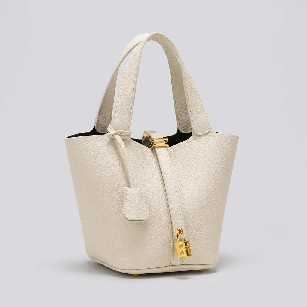 Lei Tote Bag - PU Leather Structured Carry-All