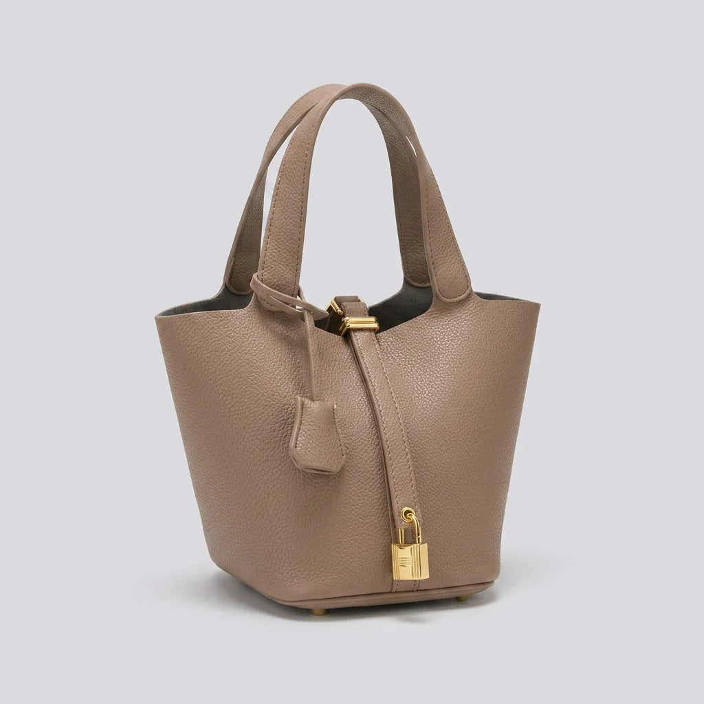 Lei Tote Bag - PU Leather Structured Carry-All