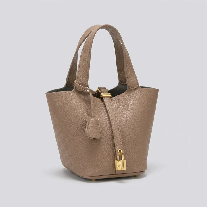 Lei Tote Bag - PU Leather Structured Carry-All