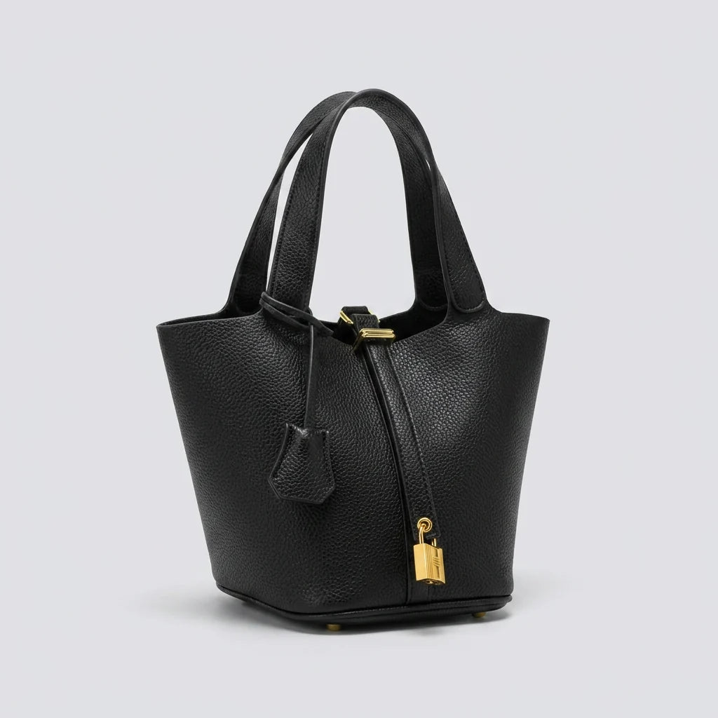 Lei Tote Bag - PU Leather Structured Carry-All