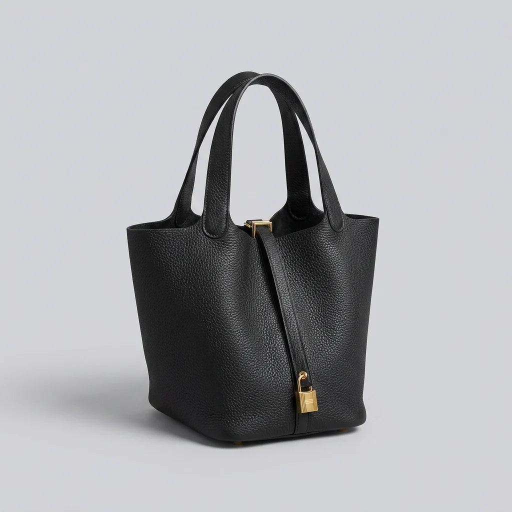 Lei Tote Bag - PU Leather Structured Carry-All