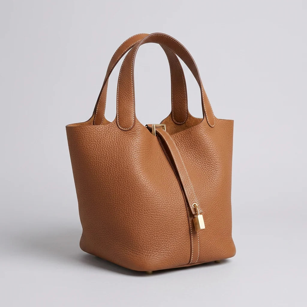 Lei Tote Bag - PU Leather Structured Carry-All