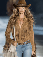 Aspen | Women's Fringe Western Long Sleeve Shirt