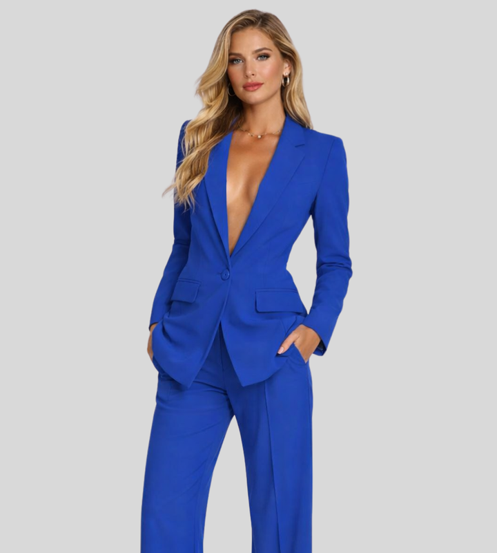 Matilda | Women's Linen Blazer Two-Piece Set