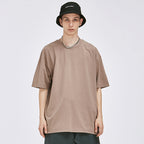 Drop-Shoulder Cotton Tee Men's Heavy T-Shirt-HighTouch