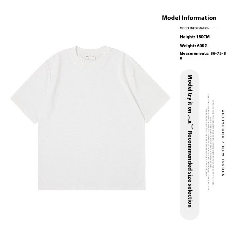 Cool Solid Color Inner Wear – Round Neck Bottoming Shirt-HighTouch