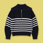 Navy Blue Stripes / XS