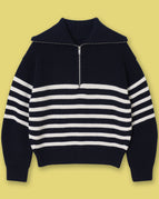 Navy Blue Stripes