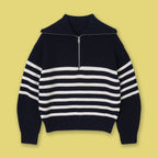 Casual Wool Blend Knit Sweater – Soft Crew Neck Pullover-HighTouch