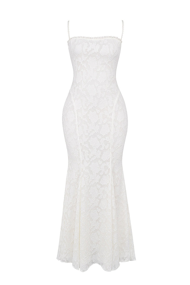 Women's Solid Color Sleeveless Sling Square Collar Backless Dress-HighTouch