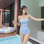 Black Triangle Jumpsuit Suspender Hollow-Out Midriff