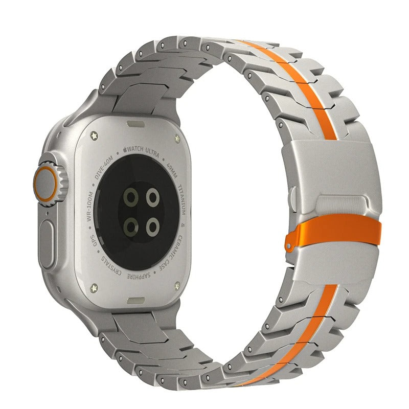 Titan Link Apple Watch Band | Adjustable Metal Strap