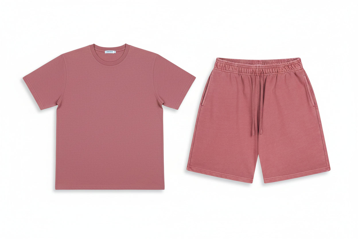 Washed and Worn Dyed Bright White Short Sleeve-HighTouch