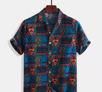 Beach shirt printed shirt men-HighTouch