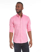 Men’s Slim Fit Long Sleeve Shirt – Comfortable Stretch Cotton-HighTouch