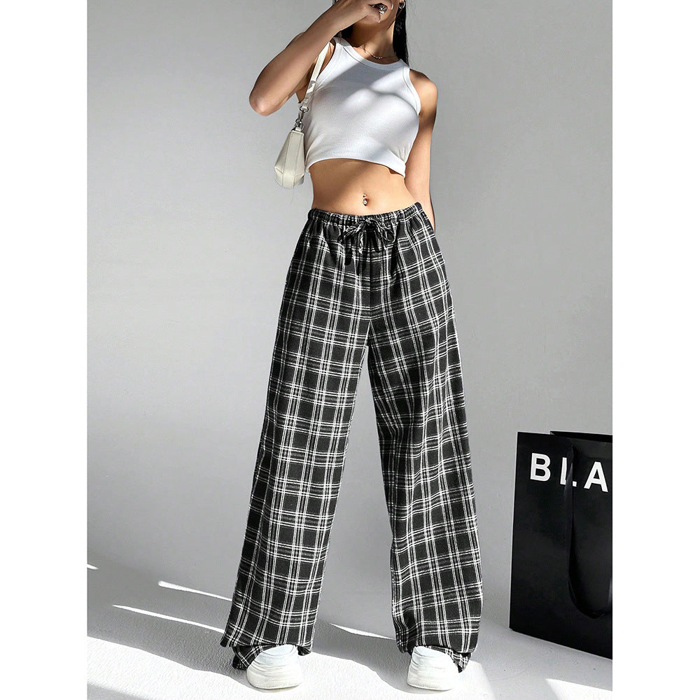 Leopard Print Floral Print Casual Jumpsuit Wide Leg Loose-HighTouch