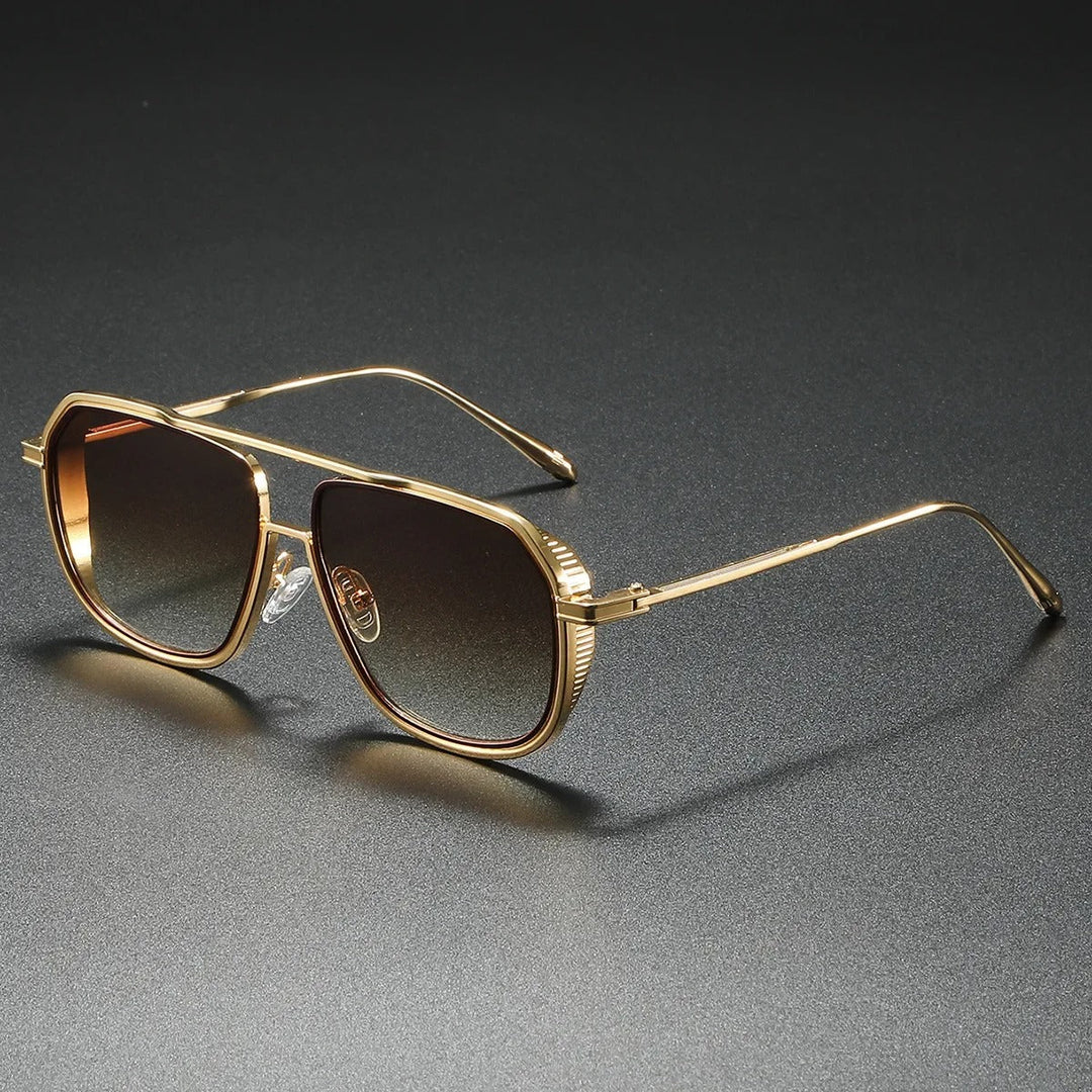 Men's Aviator Sunglasses – Lightweight Alloy Frame