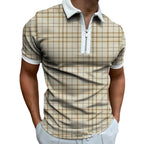 Men's Stand-Up Collar Raglan Sleeve T-Shirt-HighTouch