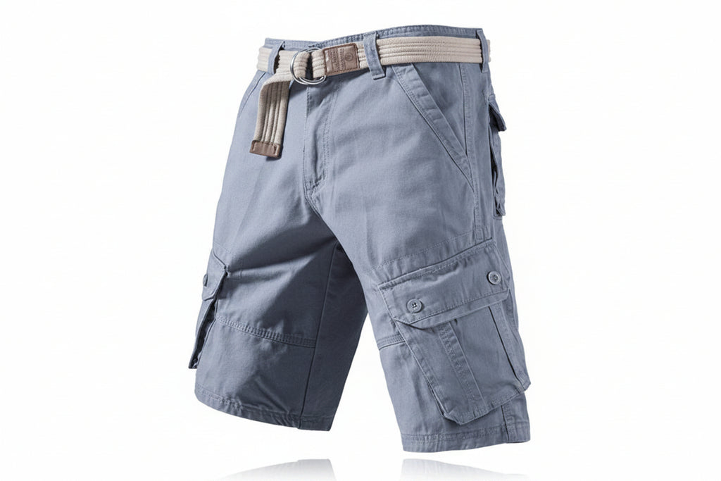 Summer Cargo Shorts With Pockets Fashion Solid Short Pants-HighTouch