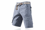 Summer Cargo Shorts With Pockets Fashion Solid Short Pants-HighTouch
