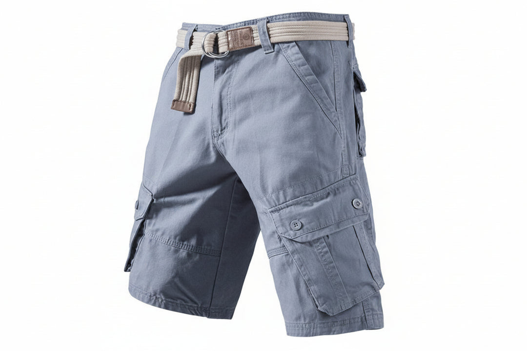 Summer Cargo Shorts With Pockets Fashion Solid Short Pants-HighTouch