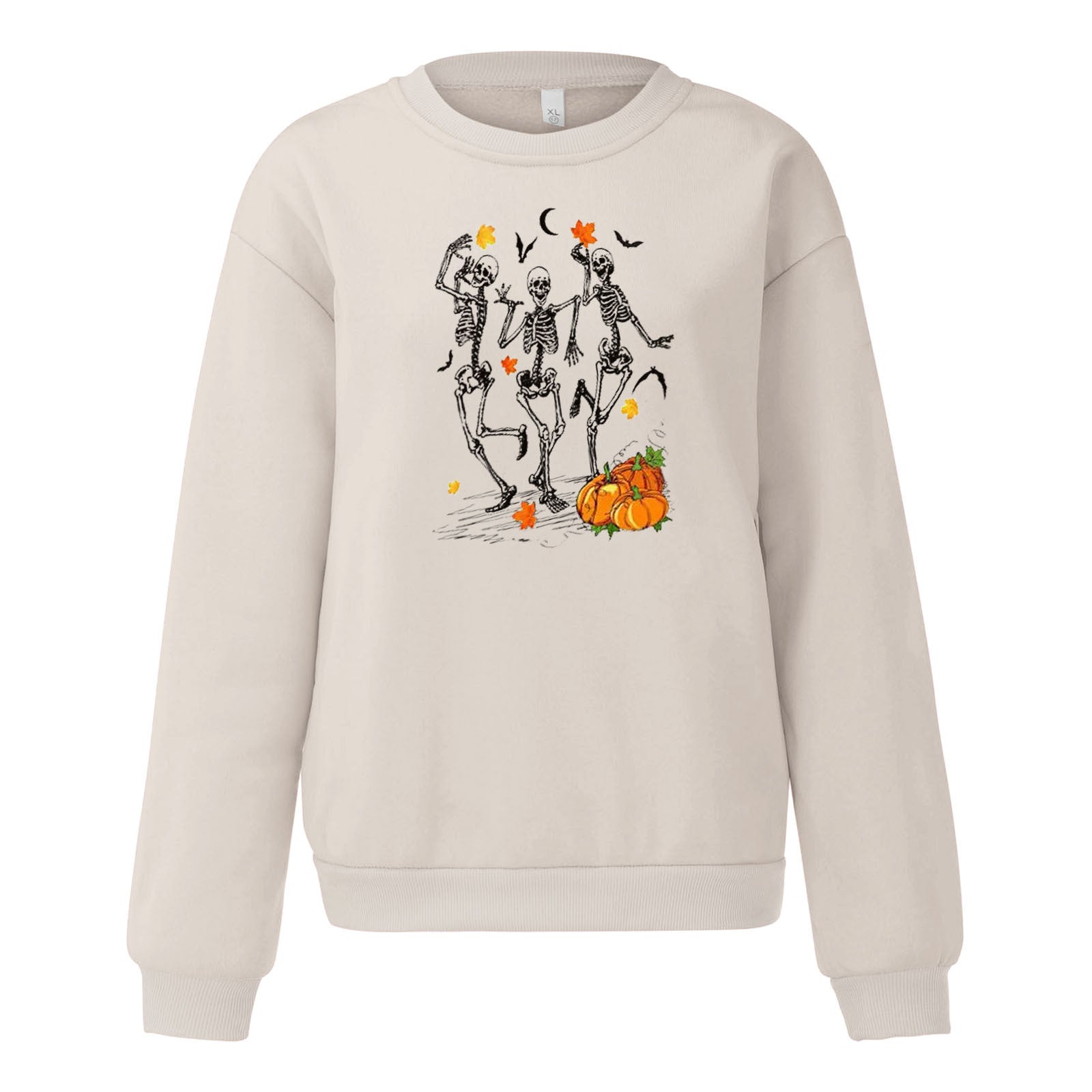 Women’s Halloween Graphic Crew Neck Sweatshirt-HighTouch