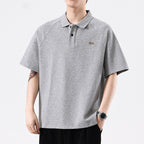 American Polo Collar Daily Raglan T-Shirt – Men's Street Fashion Top-HighTouch