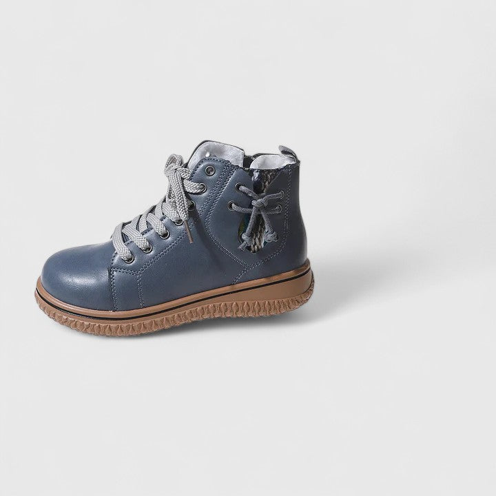 Women's Lace-Up Ankle Boots - Stylish Combat & Walking Booties