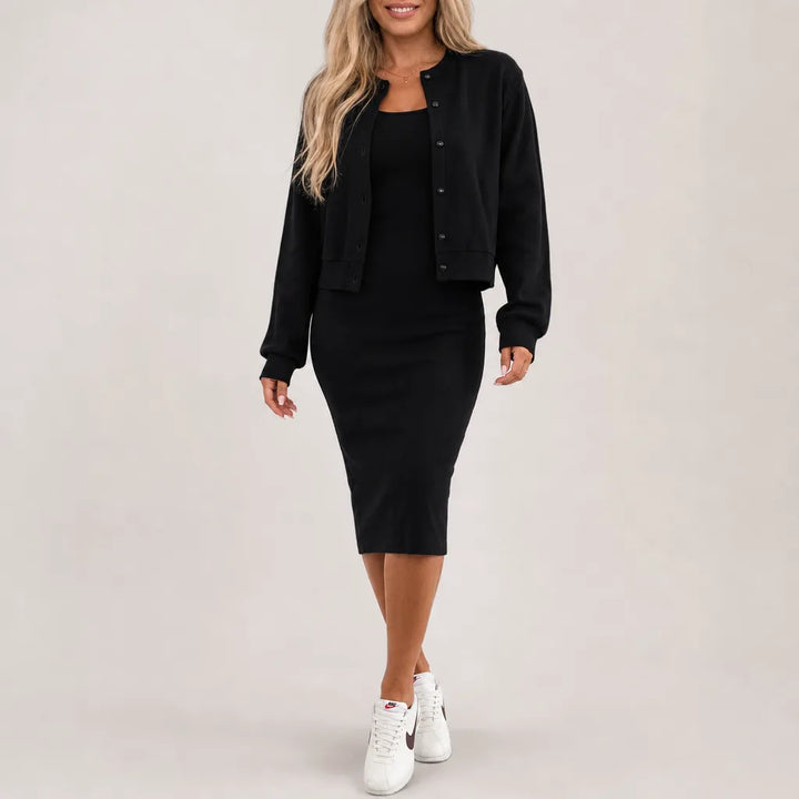 Beatrix | Womens Knit Cardigan Sweater Set