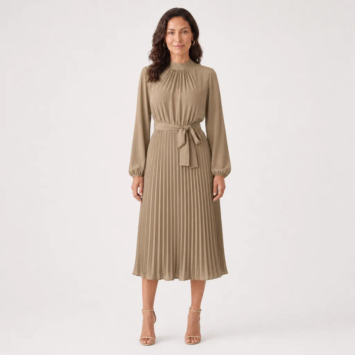 Beatrix | Womens Fall Long Sleeve Wedding Guest Maxi Dress