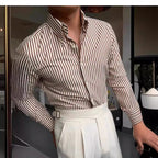 Spring Seersucker Series Shirt Men-HighTouch