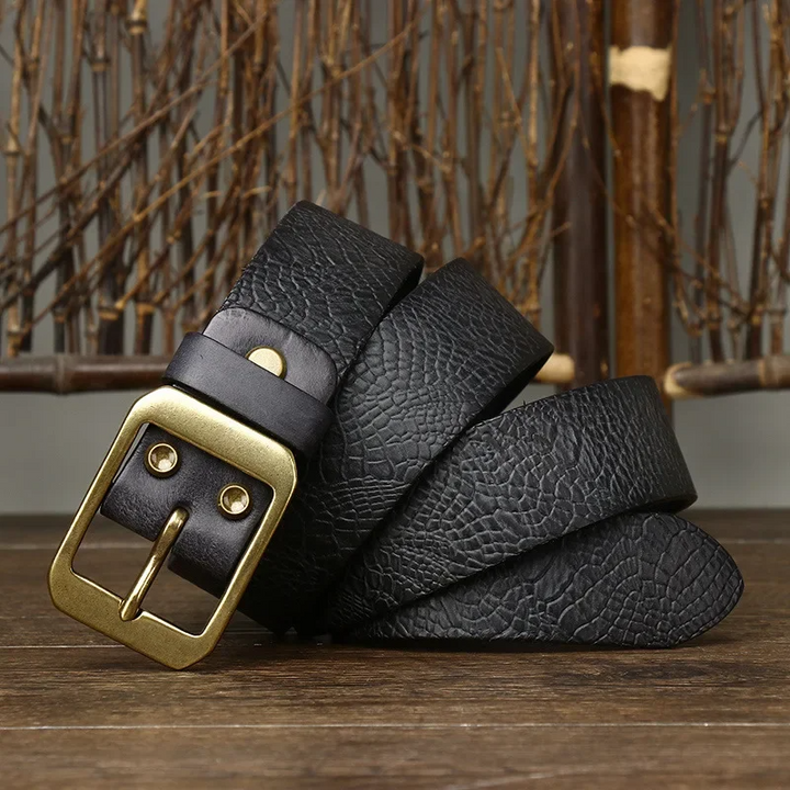 Men's Handcrafted Cowhide Leather Belt