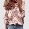 Brielle | Women's Floral Ruffle Long Sleeve Blouse