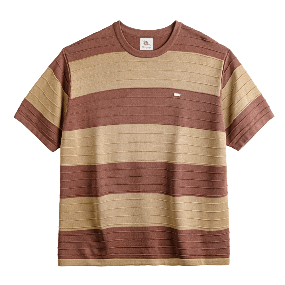 Men's Retro Striped T-Shirt – Soft Breathable