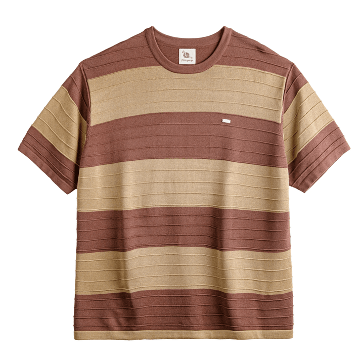 Men's Retro Striped T-Shirt – Soft Breathable