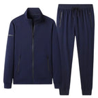 Men’s Cotton Stretch Tracksuit Set – Casual Sportswear Outfit-HighTouch