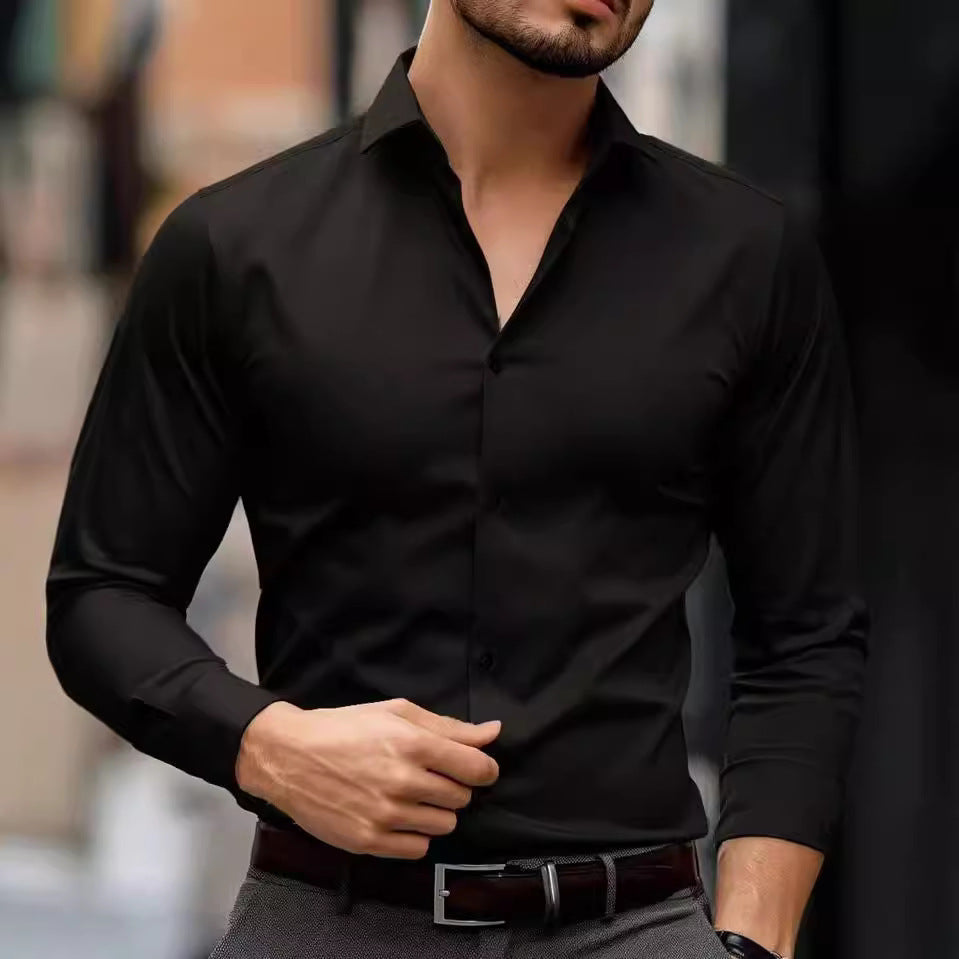 Men’s Casual Stretch Cardigan Jacket – Comfortable Everyday Style-HighTouch