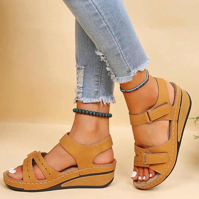 Women's Orthopedic Sandals Arch Support Adjustable Straps