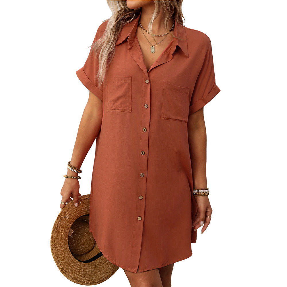 Women's Striped Cotton & Linen Dress Shirt-HighTouch