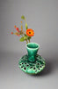 Glazed Green Tabletop Vase - HighTouch 