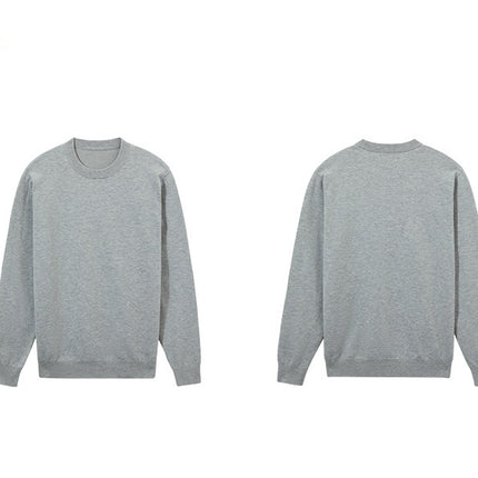 Men’s Loose Fit Round Neck Sweater – Casual Knit Pullover
