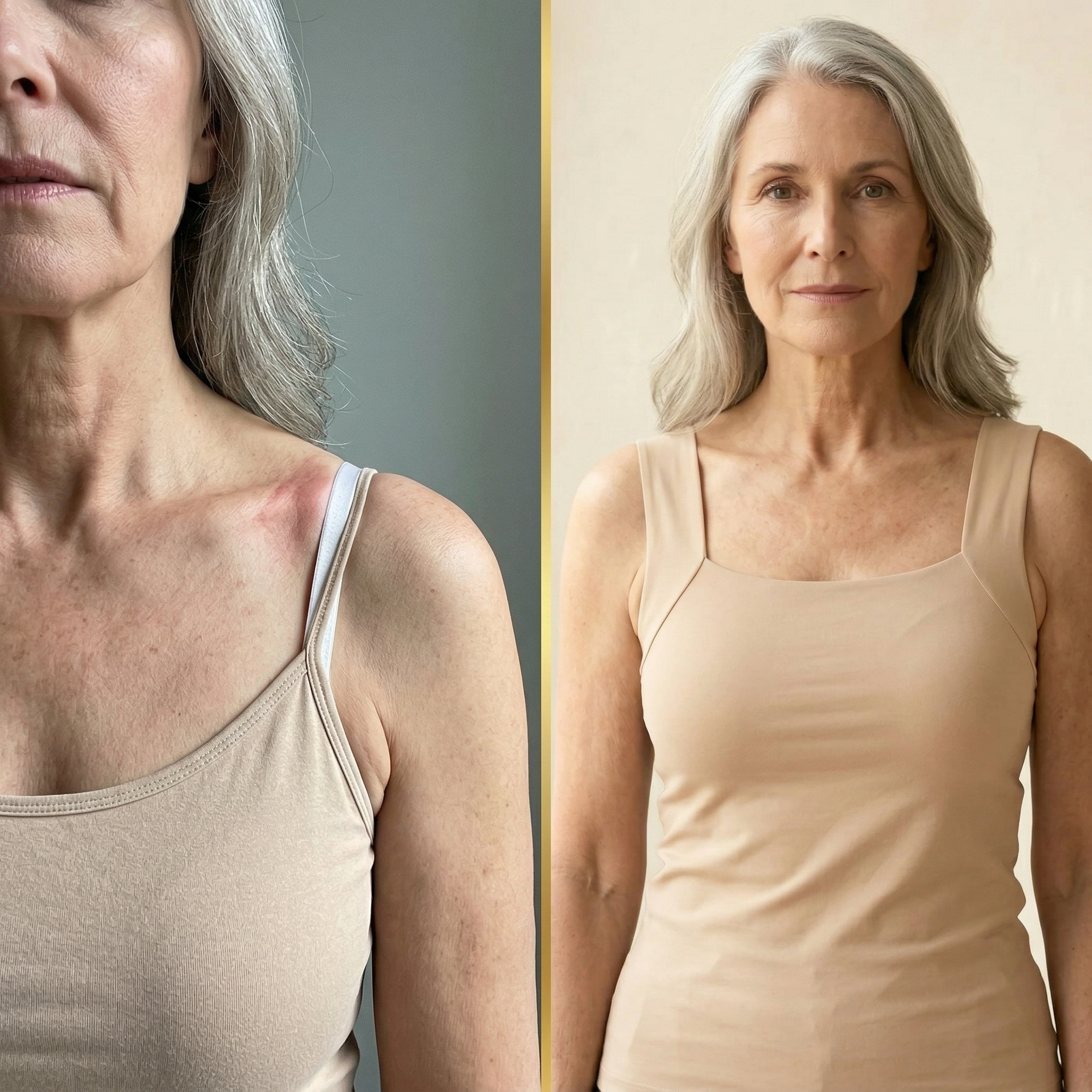 Calista | Women's Square Neck Built-In Bra Tank Top
