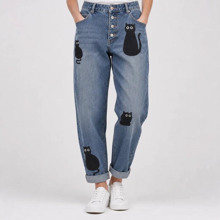 Camille | Womens Baggy Wide Leg Jeans